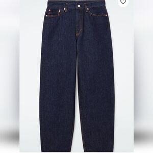 COS high rise ankle length tapered leg jeans